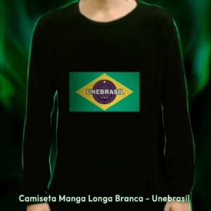 Camiseta Preta Manga Longa Unebrasil