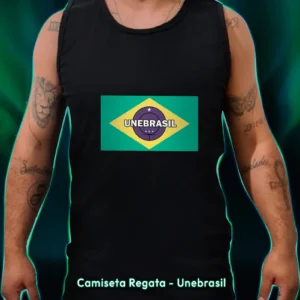 Camiseta Regata Preta Unebrasil
